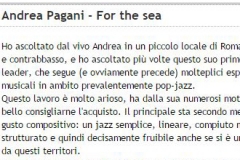 Recensione FOR THE SEA tnt-1