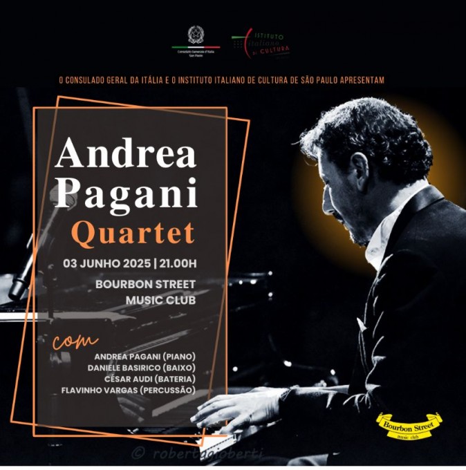 ANDREA PAGANI 4tet Brasil Tour 2025 – Bourbon Street – Sao Paulo